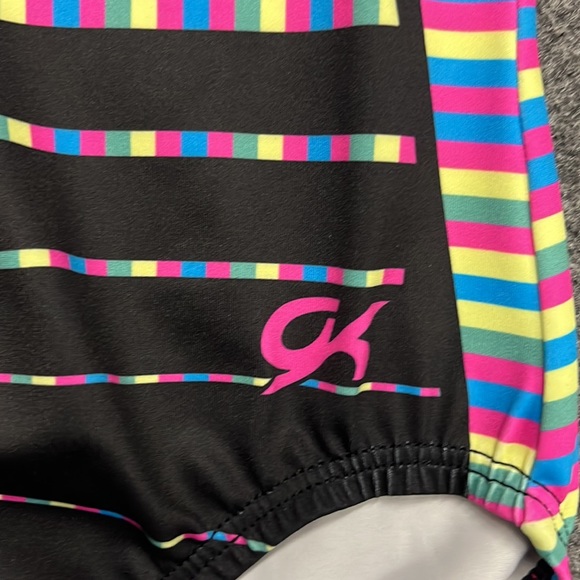 NWT GK Workout gymnastics tumbling dance Leotard light bright includes Scrunchie - Picture 4 of 10